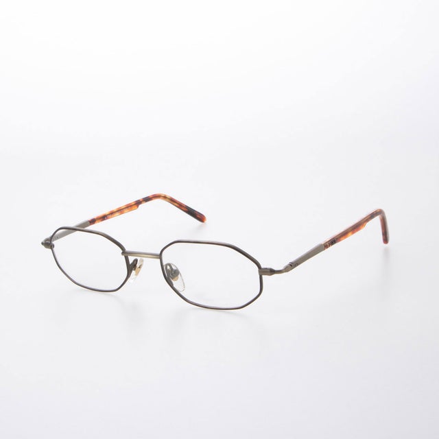 
                    メガネ 眼鏡 アイウェア レディース メンズ （マットグレー/ブラウン）