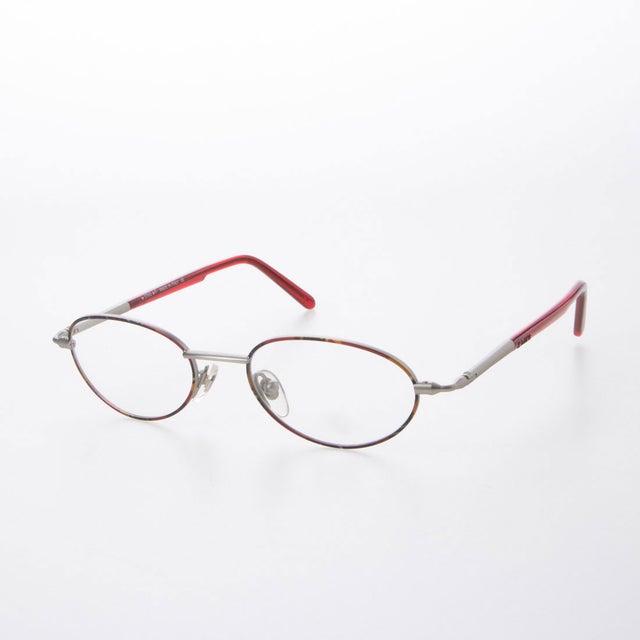 
                    メガネ 眼鏡 アイウェア レディース メンズ （グレー/レッドマーブル）
