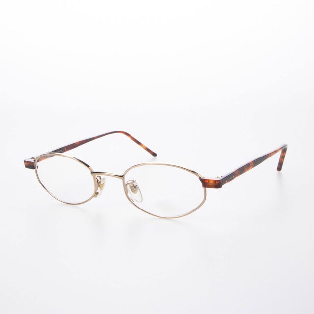 
                    メガネ 眼鏡 アイウェア レディース メンズ （ゴールド）