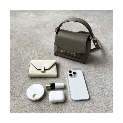 STRATHBERRY ハンドバッグ MOSAIC NANO ショルダーバッグ （465/Chocolate-Vanilla）｜詳細画像