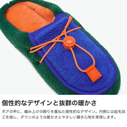 正規取扱店 サンダル 靴 レディース メンズ 冬 ドット おしゃれ ブランド ボア 秋冬 冬用 防寒 アウトドア くつ DOTS FROZZO （ブルーグリーン_3(28.0-29.5cm)）｜詳細画像