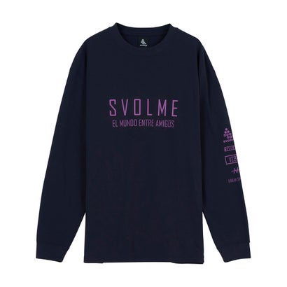 スボルメ FB裏起毛ロングプラT SDG(ネイビー)｜詳細画像
