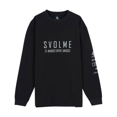 スボルメ FB裏起毛ロングプラT SDG(ブラック)｜詳細画像
