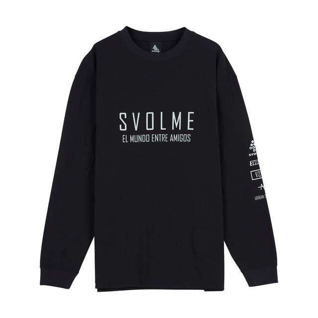 FB裏起毛ロングプラT SDG(ブラック)