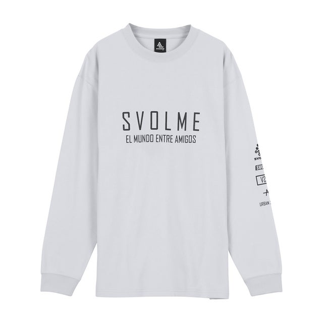 FB裏起毛ロングプラT SDG(ライトグレー)