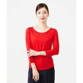 Skinea ラウンドネックカットソー （レッド）