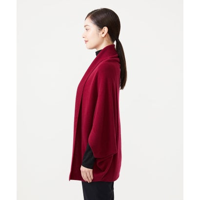 シビラ Sybilla ケープ風カーディガン （バーガンディー）｜詳細画像