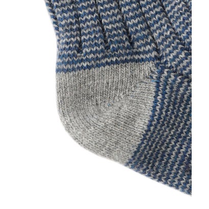 エコアルフ ECOALF BICOLOR ソックス / BICOLOR SOCKS UNISEX （ブルー）｜詳細画像