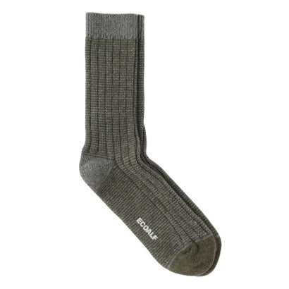 エコアルフ ECOALF BICOLOR ソックス / BICOLOR SOCKS UNISEX （カーキ）｜詳細画像