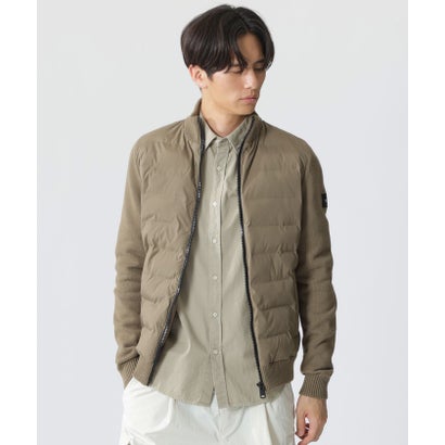 エコアルフ ECOALF TARIFE ニットコンビ スタンドカラー / TARIFE HYBRID MAN （ネイビー）｜詳細画像