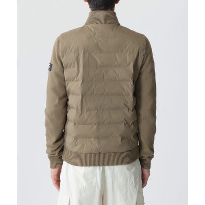 エコアルフ ECOALF TARIFE ニットコンビ スタンドカラー / TARIFE HYBRID MAN （ネイビー）｜詳細画像