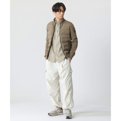 TARIFE ニットコンビ スタンドカラー / TARIFE HYBRID MAN （ベージュ）｜詳細画像