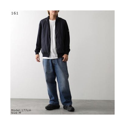 エコアルフ ECOALF ECOALF ブルゾン DENIO HYBRID ジップアップ （161/DEEP-NAVY/ネイビー）｜詳細画像