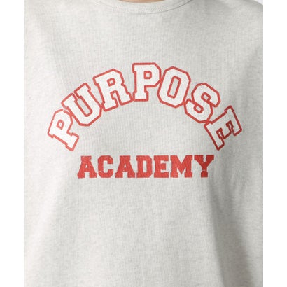 エコアルフ ECOALF PURPOSE カレッジ スウェット / PURPOSE SWEATSHIRT WOMAN （ライトグレー）｜詳細画像