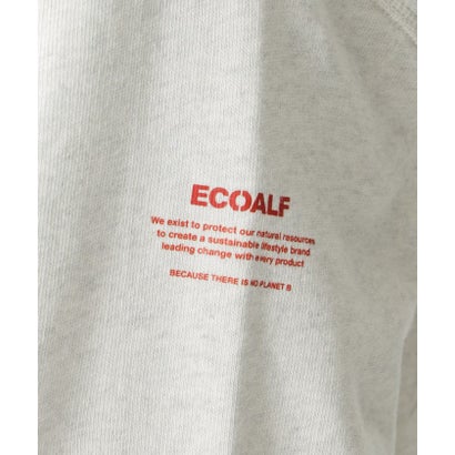 エコアルフ ECOALF PURPOSE カレッジ スウェット / PURPOSE SWEATSHIRT WOMAN （ライトグレー）｜詳細画像