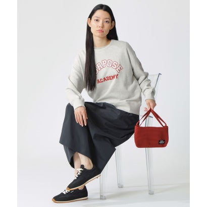 エコアルフ ECOALF PURPOSE カレッジ スウェット / PURPOSE SWEATSHIRT WOMAN （ライトグレー）｜詳細画像