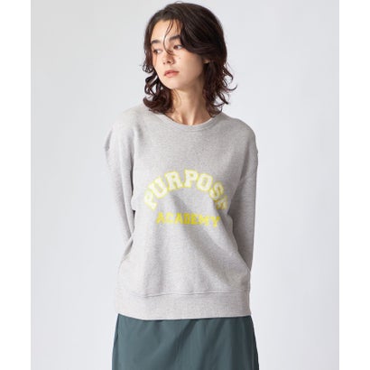 エコアルフ ECOALF PURPOSE カレッジ スウェット / PURPOSE SWEATSHIRT WOMAN （ベージュ）｜詳細画像