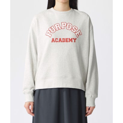 エコアルフ ECOALF PURPOSE カレッジ スウェット / PURPOSE SWEATSHIRT WOMAN （ベージュ）｜詳細画像
