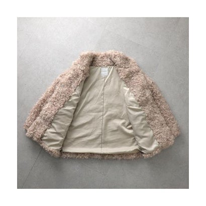 アクータ ACUTA ACUTA カーリーファーコート 10029516 スタンドカラー （27/BEIGE/ベージュ）｜詳細画像