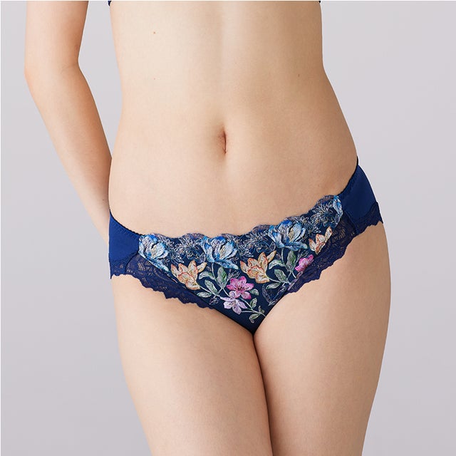 レッドレーベル バイ トリンプ0124 レギュラーショーツ(M,Lサイズ) TR0124 Hikini 【返品不可商品】 （ネイビー系）
