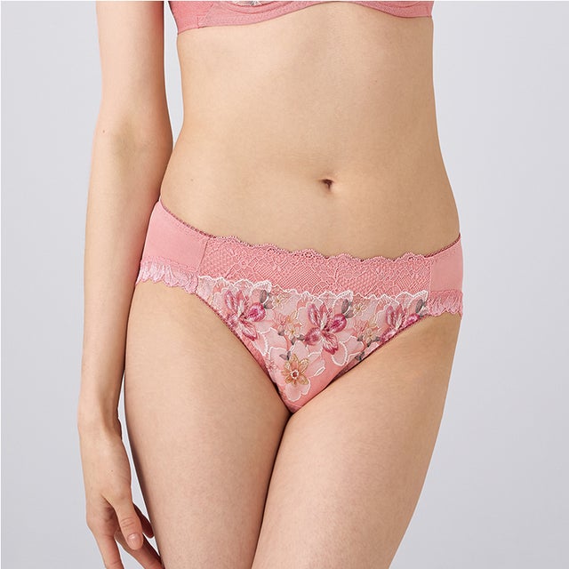 天使のブラ 魔法のハリ感636 レギュラーショーツ(M.Lサイズ) TR636 Hikini【返品不可商品】 （ライトピンク系）