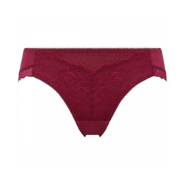 天使のブラ スリムライン632 レギュラーショーツ(LLサイズ) TR632 Hikini【返品不可商品】 （ダークレッド系）