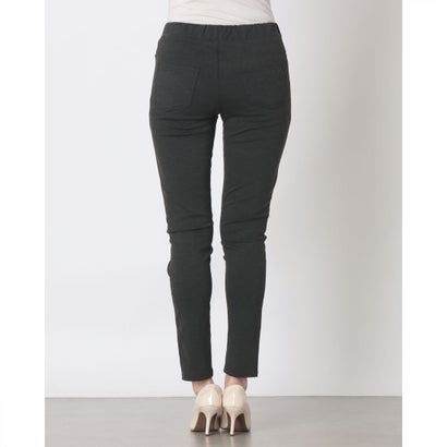 トゥシェ Tuche ストレッチパンツ スキニースタイル ポンチ裏起毛 フルレングス丈 （モクグレー）｜詳細画像
