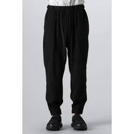 Cotton Elastic Cuffed Pants （Black）