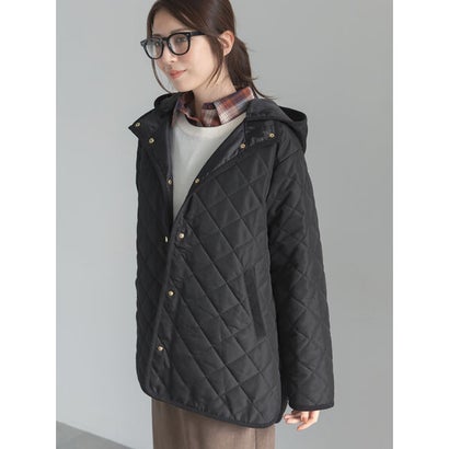 テチチ Te chichi 【撥水加工】キルティングミドルコート （ベージュ）｜詳細画像