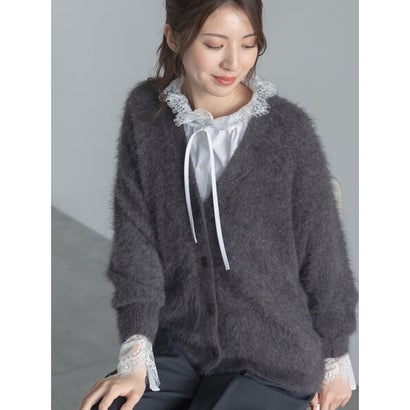 テチチ Te chichi レースフリルブラウス （ブラック）｜詳細画像