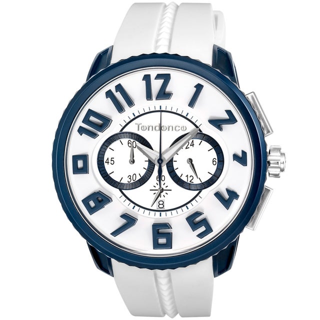 
                    TENDENCE アルテックガリバー メンズ 時計 TY146001 クォーツ ホワイト シリコン （ホワイト）