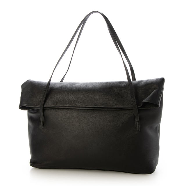 牛革 トートバッグ A4対応 しなやかな柔らかさ （BLACK）