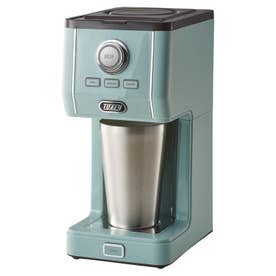 コーヒーメーカー コーヒーマシーン ステンレスタンブラー付き 保温 保冷 ホット アイス 濃さ調節 K-CM12 （ペールアクア(PA)）