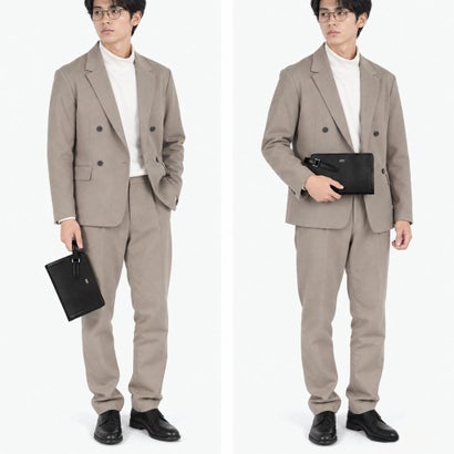 タケオキクチ TAKEO KIKUCHI クラッチバッグ メンズ 本革 カジュアル ブランド 冠婚葬祭 クラッチ 小さめ 大人 上品 牛革 フォーマル シンプル セカンドバッグ スパーダ レザーメンズバッグ スモール 724211 （コン）｜詳細画像