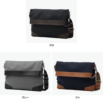 ショルダーバッグ メンズ レディース ブランド 斜めがけバッグ 肩掛け タブレット収納 ファスナー付き 撥水 日本製 おしゃれ かっこいい 普段使い 旅行 A4 サード 723102 （コン）｜詳細画像