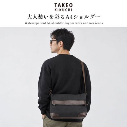 ショルダーバッグ メンズ レディース ブランド 斜めがけバッグ 肩掛け タブレット収納 ファスナー付き 撥水 日本製 おしゃれ かっこいい 普段使い 旅行 A4 サード 723102 （グレー）｜詳細画像