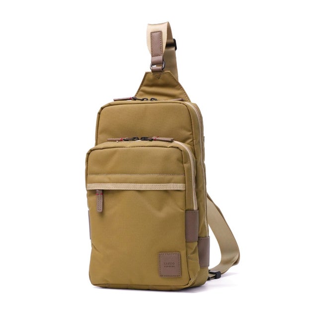 ボディバッグ メンズ レディース ブランド バッグ 縦型 スリングバッグ おしゃれ 軽量 ワンショルダー かっこいい 撥水 ショルダー B5 トゥルー ワンショルダーバッグ 739911 （ベージュ）