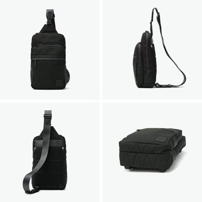 ボディバッグ メンズ レディース ブランド バッグ 縦型 スリングバッグ おしゃれ 軽量 ワンショルダー かっこいい 撥水 ショルダー B5 トゥルー ワンショルダーバッグ 739911 （クロ）｜詳細画像