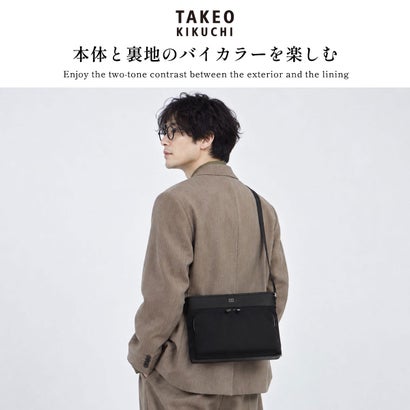 ショルダーバッグ メンズ レディース ブランド 大人 斜めがけ ナイロン 牛革 レザーコンビ 肩掛け おしゃれ かっこいい ファスナー付き シンプル 横型 B5 インター ヨコ型 748112 （コン）｜詳細画像