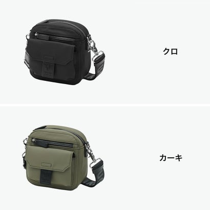 ショルダーバッグ メンズ レディース ブランド 小さめ おしゃれ 大人 40周年記念モデル シンプル 斜めがけ コンパクト ショルダーポーチ ベルクロII ミニショルダーバッグ 732122 （クロ）｜詳細画像