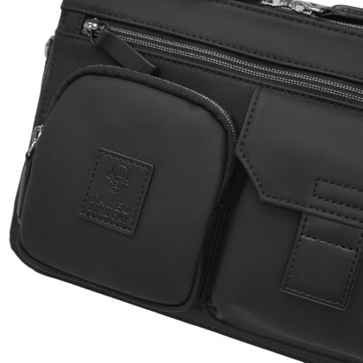 ショルダーバッグ ヨコ型 メンズ レディース ブランド 軽量 斜めがけ 斜めがけバッグ 大人 40周年記念モデル コンパクト おしゃれ カジュアル シンプル 小さめ A5 ベルクロII 732123 （クロ）｜詳細画像