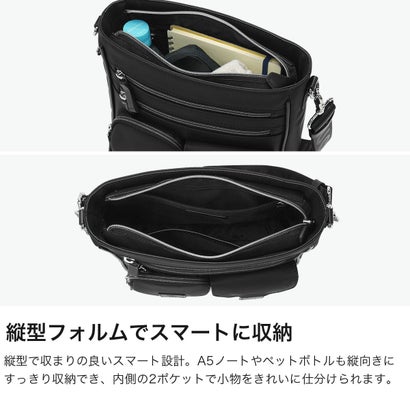 ショルダーバッグ タテ型 メンズ レディース ブランド 軽い 軽量 斜めがけ 斜めがけバッグ 大人 40周年記念モデル おしゃれ カジュアル シンプル 肩掛け A5 ベルクロII 732124 （カーキ）｜詳細画像