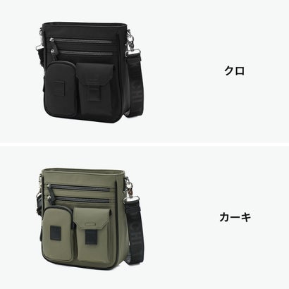 ショルダーバッグ タテ型 メンズ レディース ブランド 軽い 軽量 斜めがけ 斜めがけバッグ 大人 40周年記念モデル おしゃれ カジュアル シンプル 肩掛け A5 ベルクロII 732124 （クロ）｜詳細画像