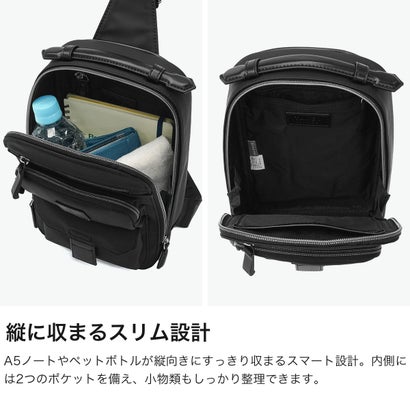 タケオキクチ TAKEO KIKUCHI ボディバッグ メンズ レディース ブランド ワンショルダー 斜めがけ 縦型 スリングバッグ おしゃれ 軽量 かっこいい 40周年記念モデル A5 ベルクロII ワンショルダーバッグ 732922 （カーキ）｜詳細画像