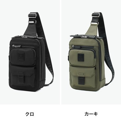 タケオキクチ TAKEO KIKUCHI ボディバッグ メンズ レディース ブランド ワンショルダー 斜めがけ 縦型 スリングバッグ おしゃれ 軽量 かっこいい 40周年記念モデル A5 ベルクロII ワンショルダーバッグ 732922 （カーキ）｜詳細画像