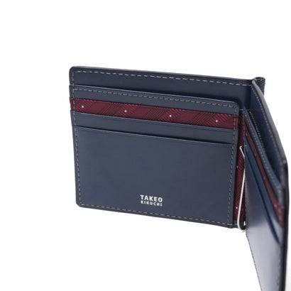 マネークリップ 財布 メンズ レディース 本革 薄い 札バサミ 牛革 ブランド レザー おしゃれ シンプル コンパクト 高級感 上品 マックス 札ばさみ 728614 （クロ）｜詳細画像