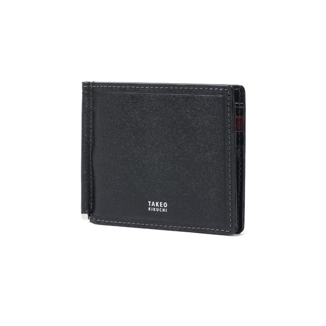マネークリップ 財布 メンズ レディース 本革 薄い 札バサミ 牛革 ブランド レザー おしゃれ シンプル コンパクト 高級感 上品 マックス 札ばさみ 728614 （クロ）