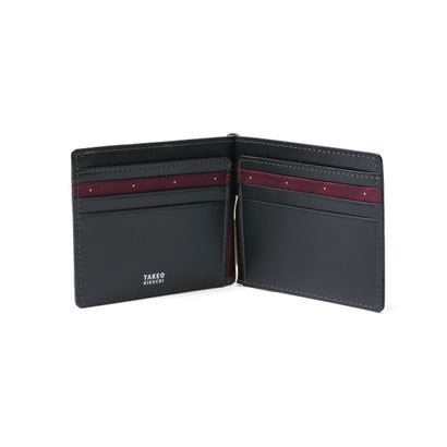 マネークリップ 財布 メンズ レディース 本革 薄い 札バサミ 牛革 ブランド レザー おしゃれ シンプル コンパクト 高級感 上品 マックス 札ばさみ 728614 （グリーン）｜詳細画像