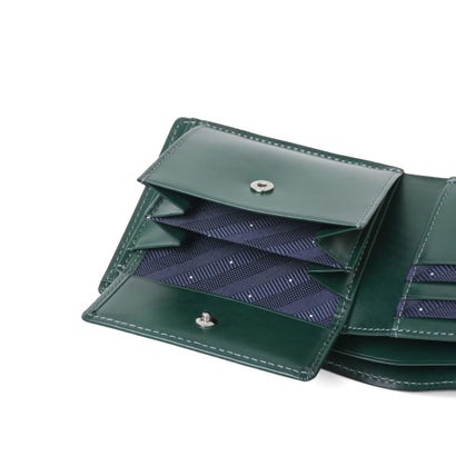 二つ折り財布 メンズ レディース ブランド 財布 二つ折 本革 牛革 レザー コンパクト おしゃれ 軽量 軽い 小銭入れあり カード シンプル 大人 上品 高級感 きれいめ マックス 728615 （コン）｜詳細画像