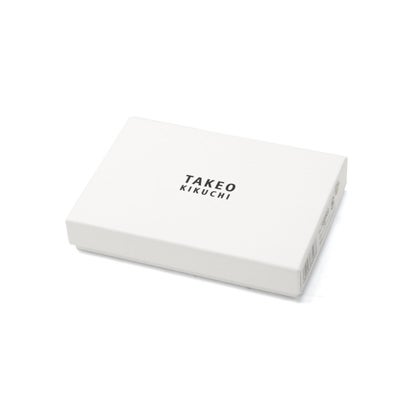 タケオキクチ TAKEO KIKUCHI タケオキクチ メンズ レディース ブランド 定期入れ 本革 牛革 レザー おしゃれ 軽量 軽い コンパクト 二つ折り 二つ窓 IDカード 大人 上品 高級感 シンプル カジュアル イデア 756602 （コン）｜詳細画像